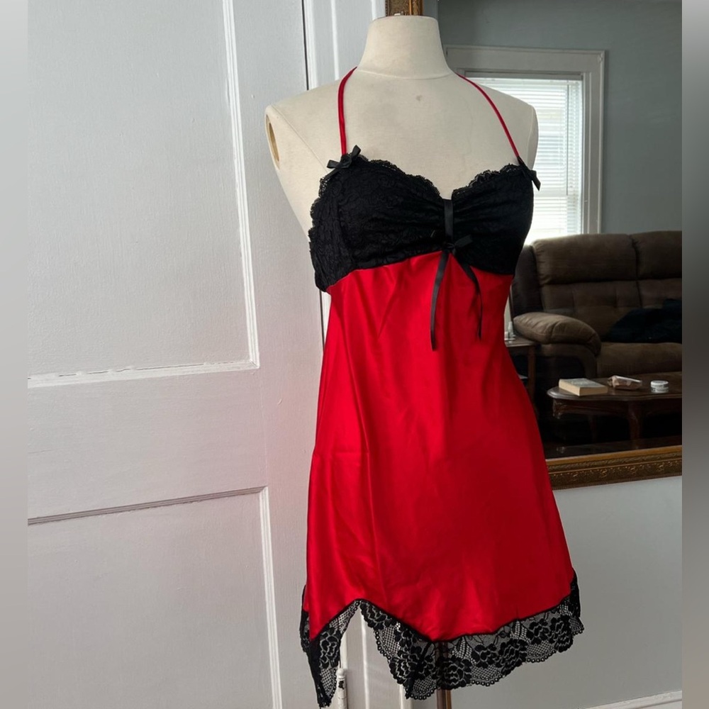 Red Slip Dress